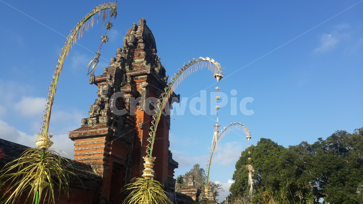 인도네시아,발리,장식,데코레이션,indonesia,bali,sky,bluesky,blue,하늘,파란하늘,푸른하늘,장식문화,발리문화,축하,경축,decoration,culture