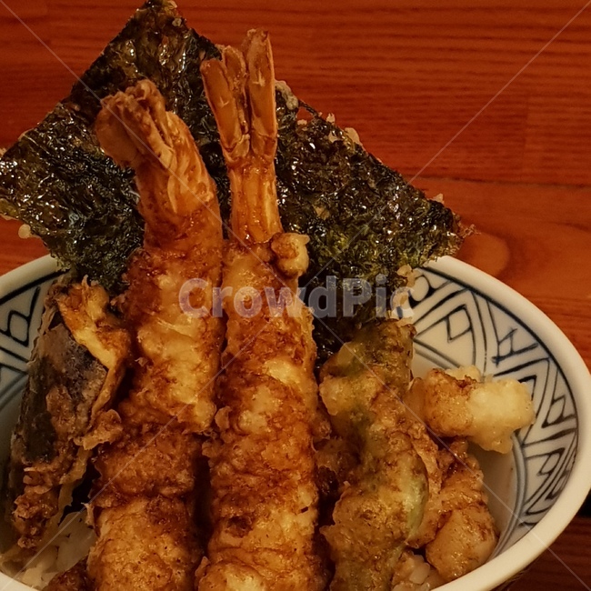 텐동,음식,food,식사,dish,튀김