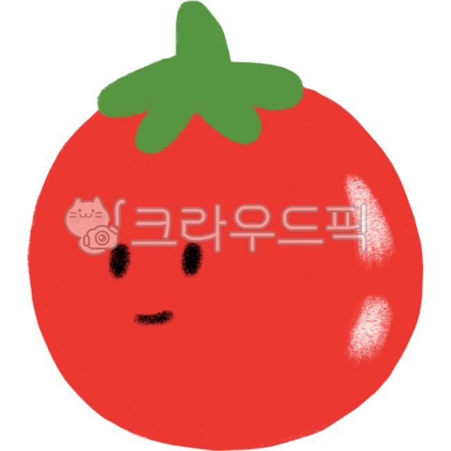 손그림,귀여운,감성,귀염,아날로그,크레용,색연필느낌,일러스트,스티커,png,캐릭터,토마토캐릭터,감정표현,귀여운과일,얼굴있는과일,과일스티커,음식캐릭터