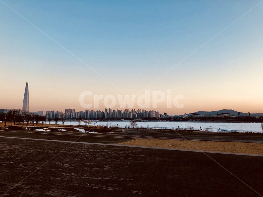 뚝섬한강공원,뚝섬,한강공원,한강,공원,서울,winter,겨울,susnet,해질녘,겨울,계절,winter,season,도시,풍경,city,landscape,nature,자연,outdoors,옥외