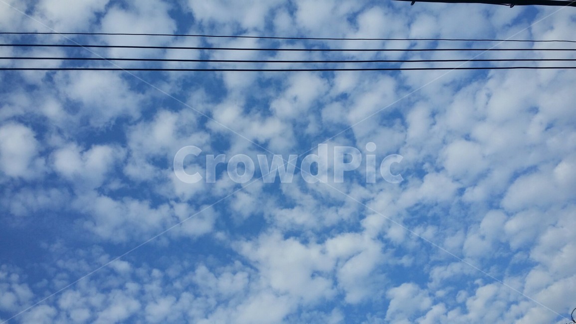 구름,하늘,파란색,저봇줄,sky