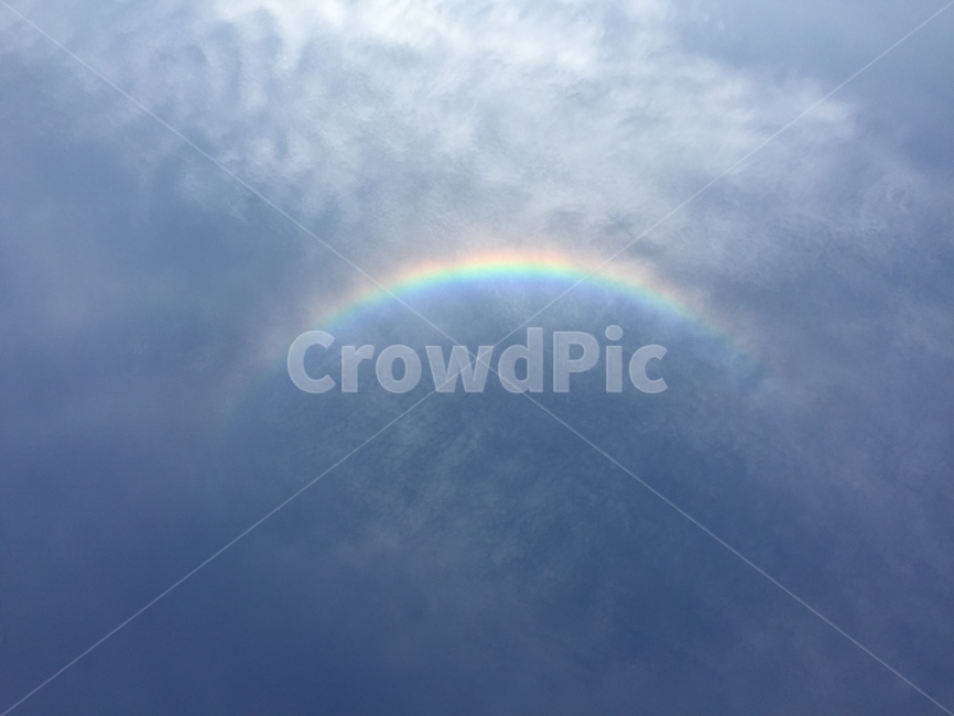 무지개,rainbow,하늘,sky,자연,outdoors,구름