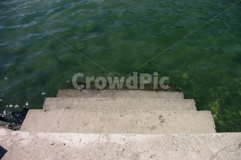 물,water,계단,빠져들다,잠수