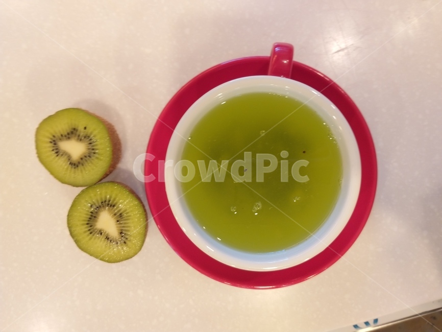 키위차,수제차,과일차,음료,건강한,plant