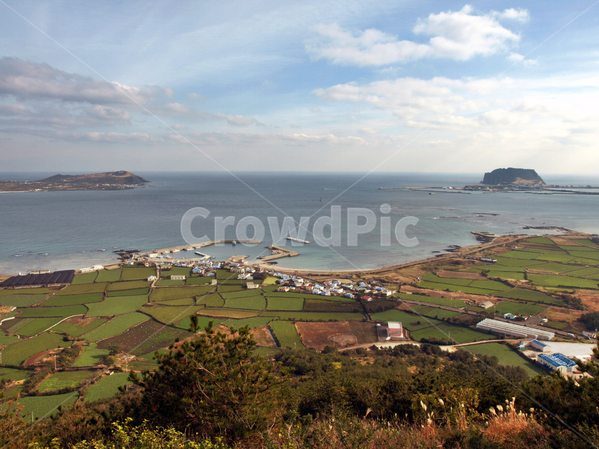 우도,지미봉,오름,올레21코스,올레,제주,성산일출봉,바다,마을,전원,종달포구,제주도,jeju,jeju island,시골,마을,풍경,landscape,country,rural,town,outdoors,옥외,scenery,nature,자연,경치,land,땅,ocean,대양,water,물,sea,shoreline,해안선,promontory,곶