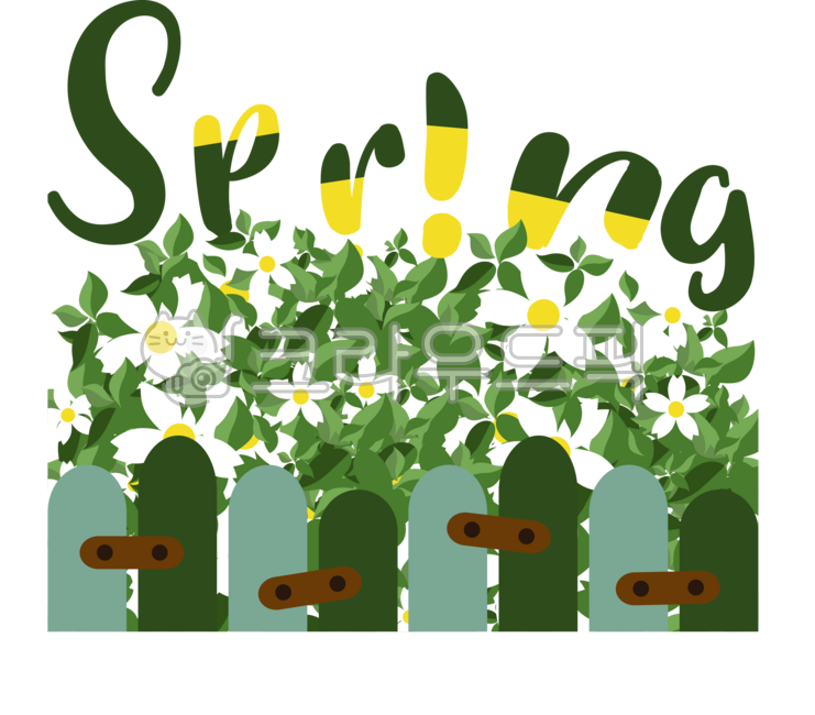 Spring illustration,spring flowers,spring flower illustration,spring lettering illustration,spring illustration,hereisspring,season,spring background,season,spring day,hello spring,spring,spring flower fence