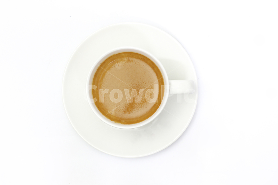 close up,Nukki,Espresso,white background,menu,shot,cafe,Barista,coffee cup,coffee,beverage,fresh,Caffeine,object