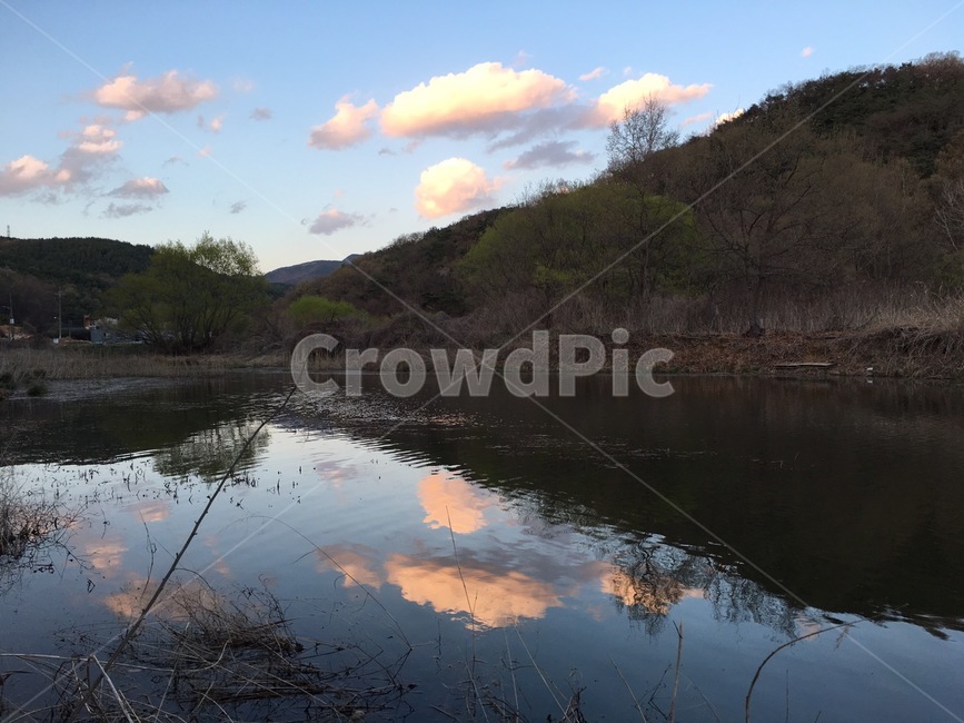 낚시,물,자연,하늘,구름,자연,풍경,nature,landscape,water,land,땅,outdoors,옥외