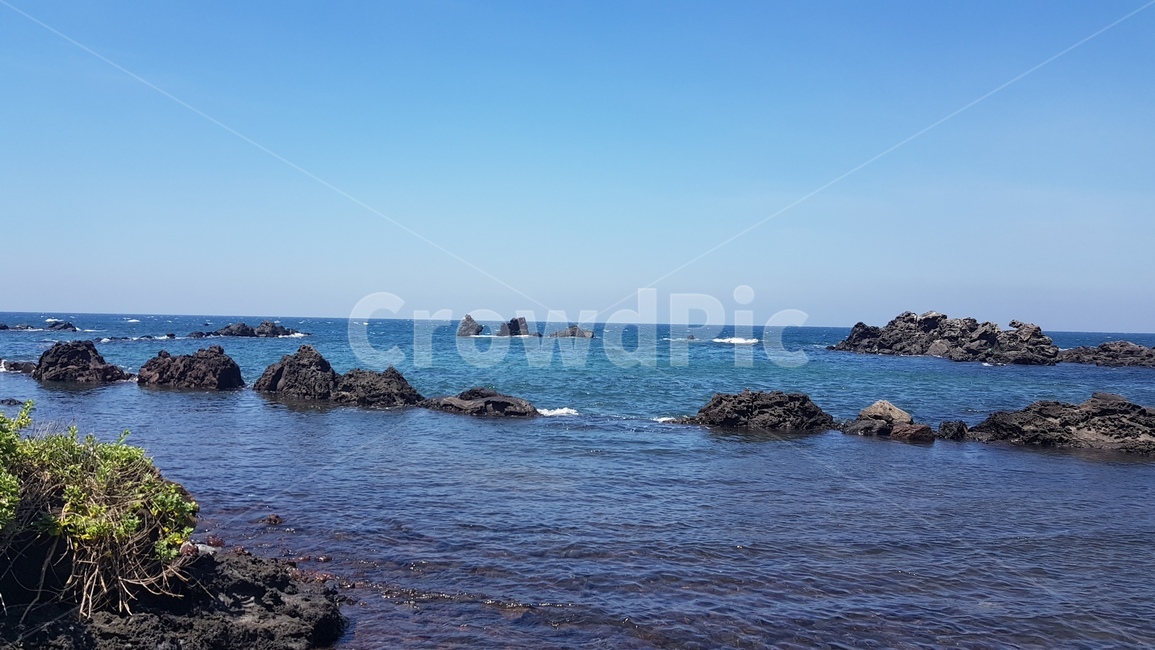 제주도,바다,도두봉,날씨,여름,도두,돌