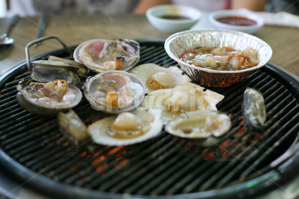 가리비,조개,해산물,수산물,해물,조개구이,구이,철판,음식,요리,식재료,cook,food,products,seafood