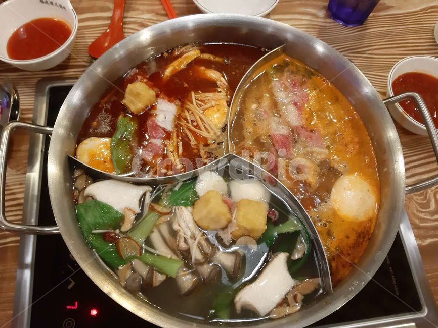 훠궈,저녁식사,중국음식,火鍋,샤브샤브