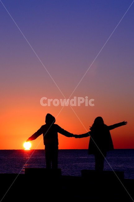 노을,연인,실루엣,그림자,태양,황혼,그라데이션,커플,부부,가족,SILHOUETTE,SHADOW,TWILIGHT,SUNSET,COUPLE,사람,인물,인간,human,person,연인,커플,사랑,lover,couple,인물실루엣,사람실루엣,character silhouette,human silhouette,silhouette