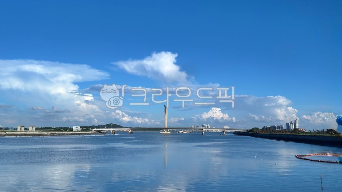 Sky,clouds,river,sea,lake,Incheon sea,beautiful clouds,beautiful sky