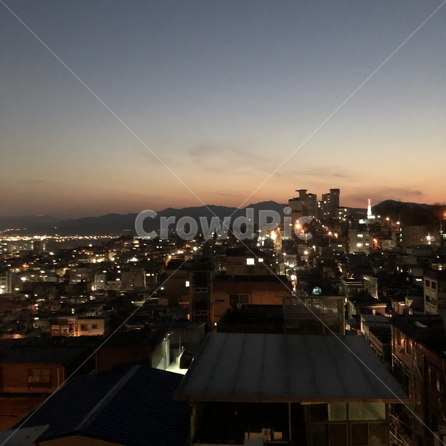 하늘,옥상,풍경,노을,주택,야경,밤,풍경,nightscape,night,landscape,도시,city,한국도시풍경,한국도시경관,korea cityscape,nature,자연,outdoors,옥외,경치,scenery,building,건물,town,urban,어반,metropolis,중심지,시티