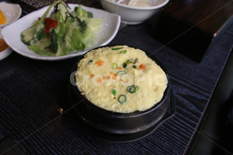 side dish,eggstew,meat restaurant,salad,egg,Egg custard