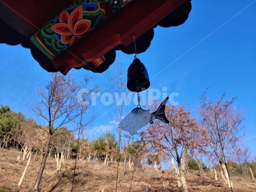 문화재,낙산사,강원도문화재,강원도절,한국,한국문화재,처마,기와,종,물고기,풍경