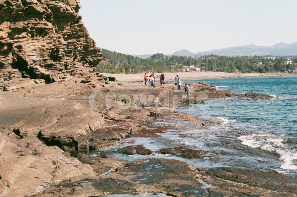 제주도,주상절리,암벽,자연,지반,제주도,jeju,jeju island,promontory,곶,person,사람,human,인간