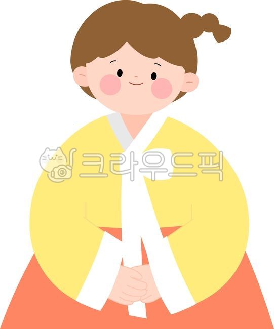 한복일러스트,한복,명절일러스트,추석일러스트,설날일러스트,어린이한복,한가위,명절,추석,사람,여자