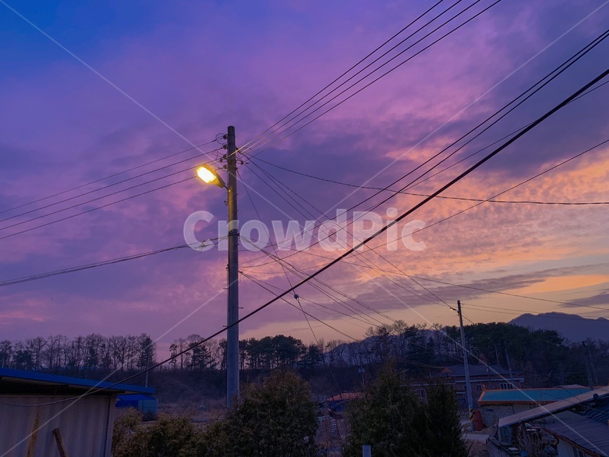 countryside scenery,fantasy,color,countryside,night,nightsky,sentimentall,dreamy,night sky,universe,purple,Emotion