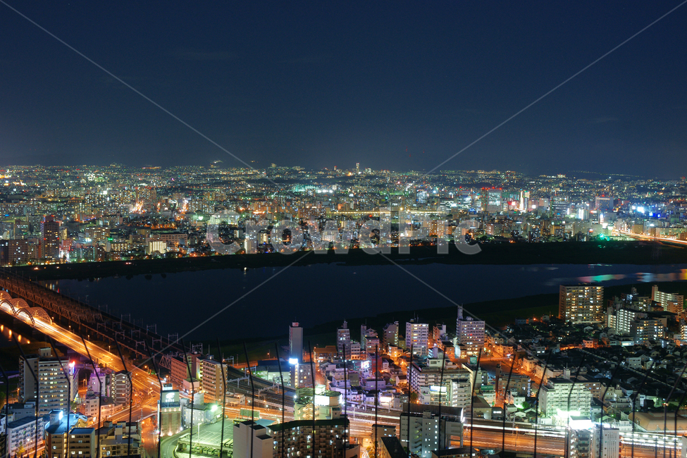 nature,자연,outdoors,옥외,풍경,scenery,경치,landscape,aerialview,조감도,아시아,일본,오사카,저녁,밤,야경,다리,도심,불빛,야경,밤,풍경,nightscape,night,landscape,도시,city