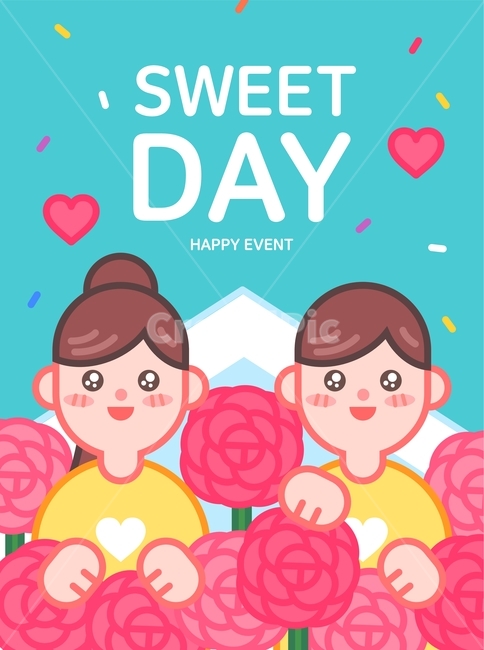 장미,하트,커플,연애,사랑,로맨틱,연인,이벤트,팝업,캐릭터,데이,연인,커플,사랑,lover,couple,기념일,축하,anniversary,congratulation,celebrate,celebration,그래픽,일러스트레이션,graphic,illustration