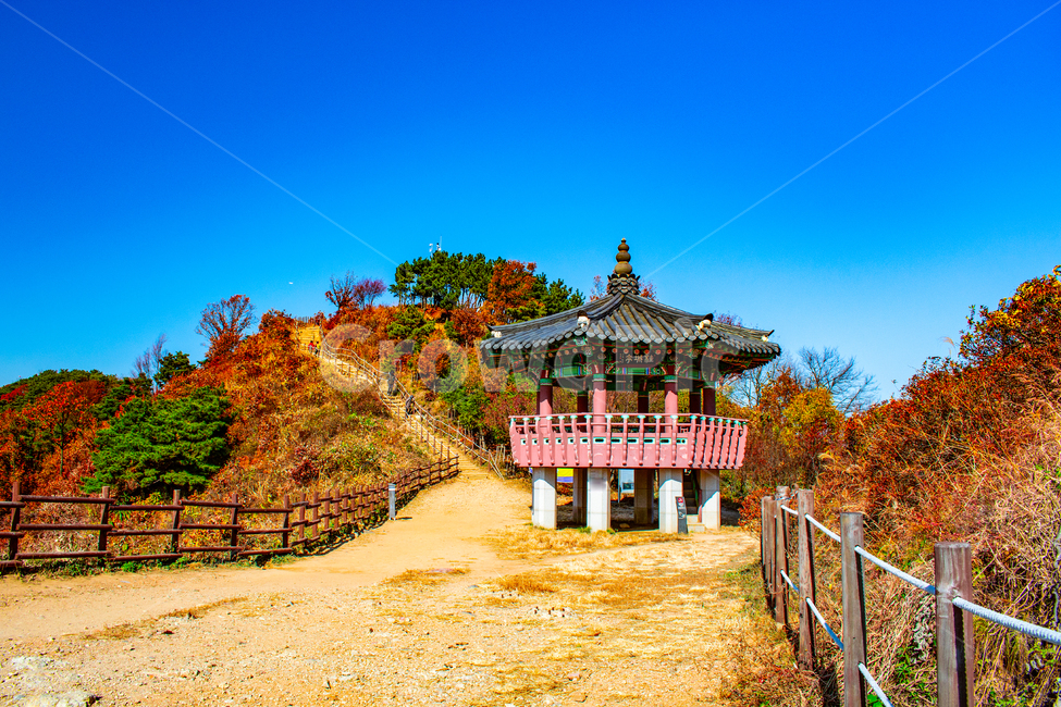 계양산,등산로,가을,단풍,둘레길,팔각정,정자,가을,계절,fall,autumn,season,한국전통,한국문화,korean traditional,korean culture,건축물,건물외관,exterior,building,structure,architecture,construction,건물,temple,신전
