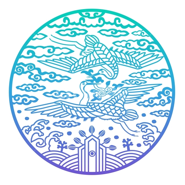 패턴,학문양,한국전통문양,일러스트레이션,그래픽,전통문양,아웃라인,art,전통패턴,학,두루미,동물문양,pattern,무늬,구름문양,background,illustration,graphic,배경,바탕,백그라운드,한국적,코리안,korean,디자인소스,텍스타일배경,장식,동물,animal,새,조류,한국전통,궁중복문양,조선시대문양,traditionalpattern,텍스타일소재,일러스트,icon,아이콘,캐릭터,애니멀,프레임,frame,character,crane,label,라벨,상표,그라데이션,원형,파랑색,그래픽,일러스트레이션,graphic,illustration