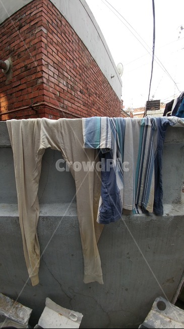빨래,근로자,노동자,건조,삶,워시,빈곤,세탁,드라이,빈민가,가난한,옷매달려,의류,페인트,작업,건설,노동,바지,속옷,불쌍한