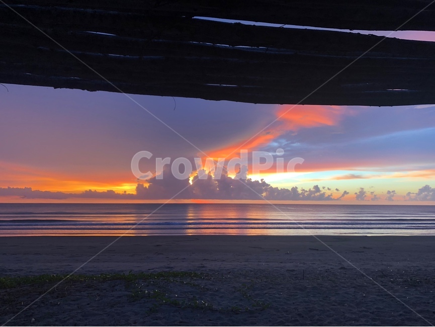 nature,자연,outdoors,옥외,sky,하늘,바다,sea,노을,일몰,선셋,sunset,해변가,해안,신비로운,코타키나발루,말레이시아,석양,풍경,수평선,구름