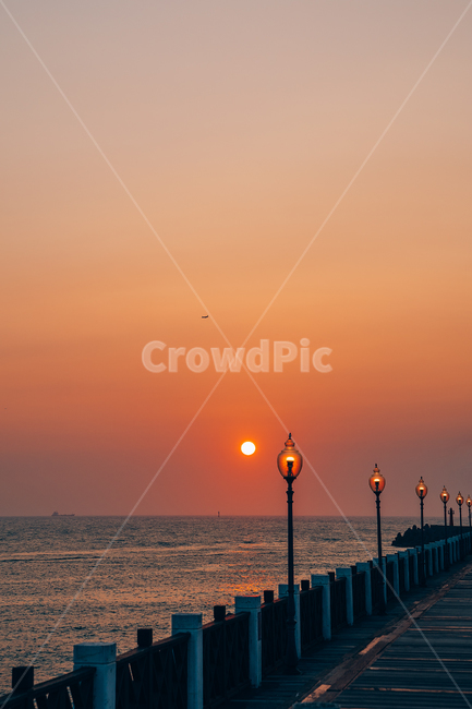 비행기,태양,일몰,sunset,바다,자연,풍경,nature,landscape,water,물,waterfront,워터 프론트