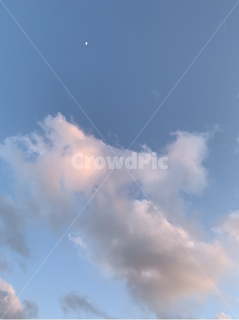 하늘,구름,달,sky,cloud,감성사진,자연,nature,풍경