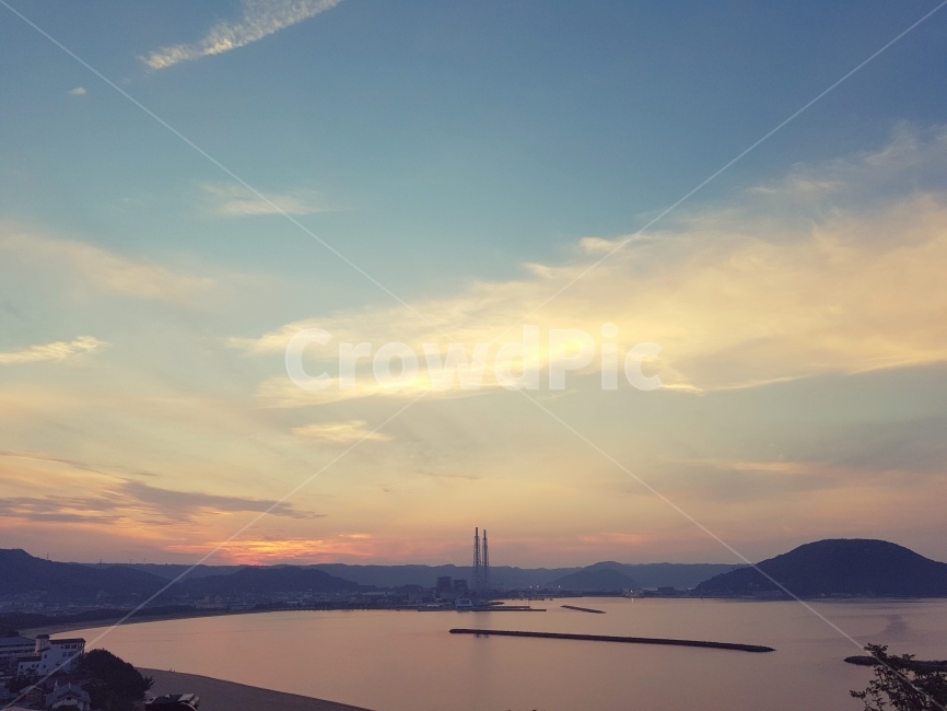 바다,항구,하늘,구름,감성사진,일본,여행,일본여행,자연,풍경,nature,landscape,outdoors,옥외