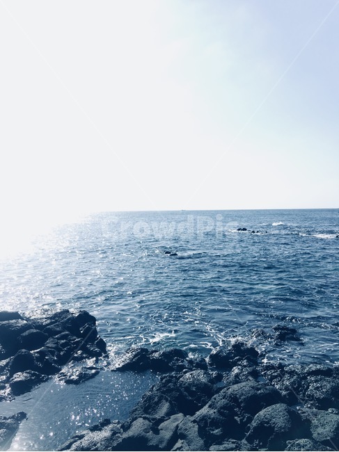 ocean,clear sky,sight,Jeju Island sea