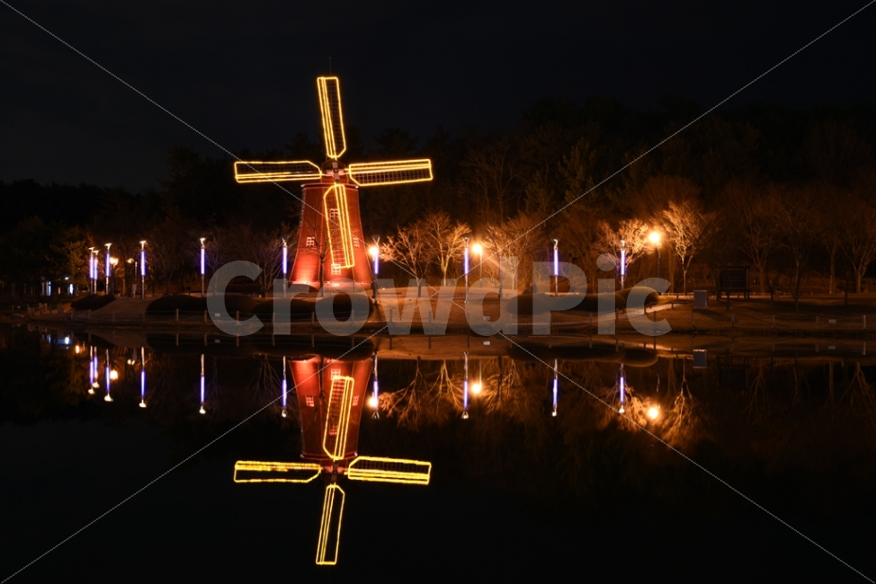 야경,울산,한국,대공원,풍차,밤,저녁,야경,밤,풍경,nightscape,night,landscape