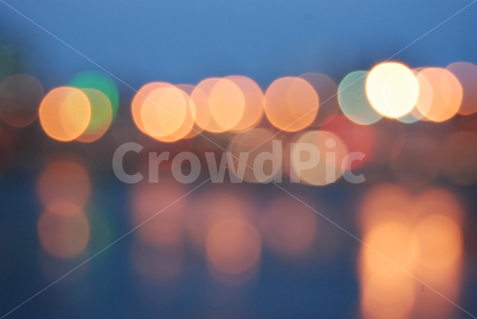 night view,bokeh,riverside,nightfall,bokeh of light,Street lamp