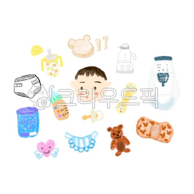 아기,아기일러스트,귀여운아기,아기용품,육아,baby,육아용품,출산,육아템,유아,신생아,베이비샤워,손그림,이모티콘