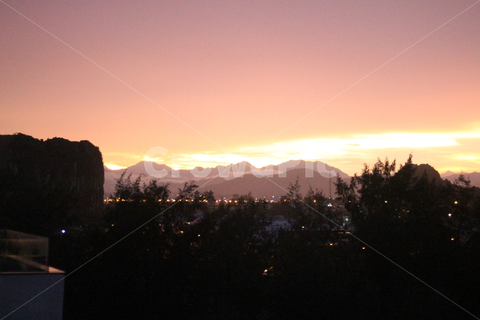 다낭,오행산,석양,노을,sunset,풍경