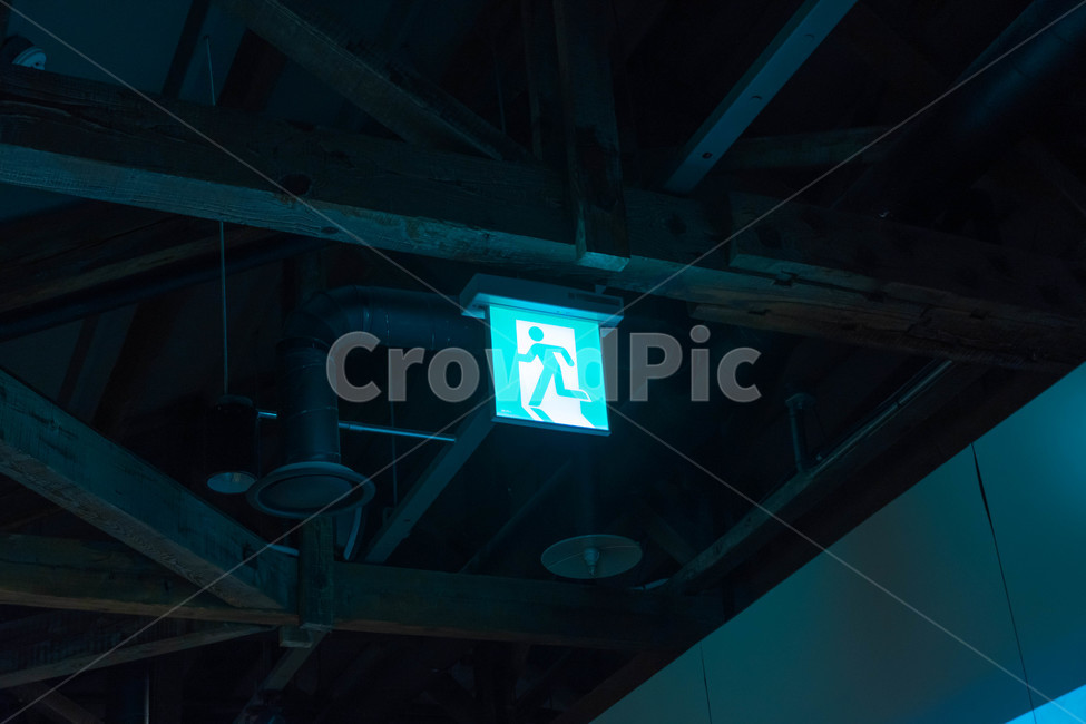 비상구, exit, 사인물, 표지판, 비상구유도등, 사진,이미지,일러스트,캘리그라피 - 하나둘 디자인작가