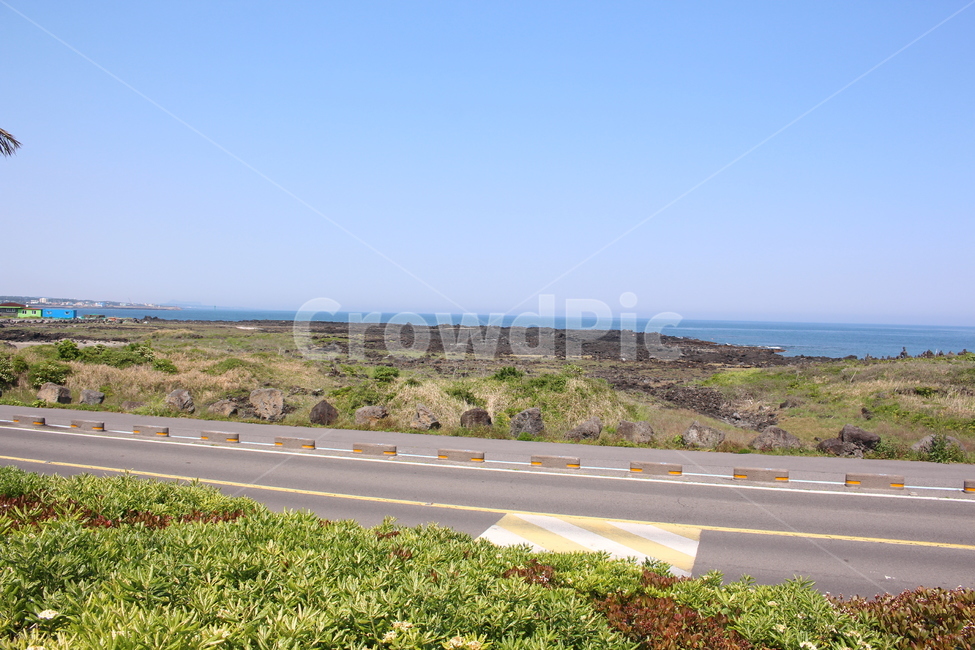 제주,제주도,도로,길,바다,자연,하늘,사람없음,jeju,road,자연,풍경,nature,landscape,한국자연풍경,한국자연경관,korea nature landscape,제주도,jeju,jeju island,asphalt,아스팔트,tarmac,타맥,freeway,고속 도로,highway,고속도로