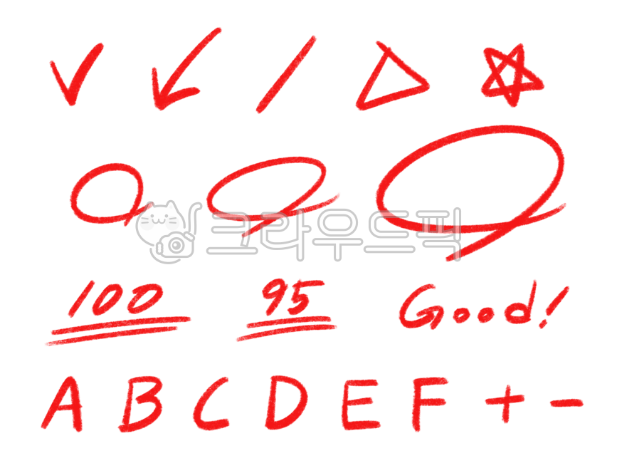 study,red circle,Important mark,education,grading,star,arrow,asterisk,sign,check,important,highlight,score,Grading mark,color pencil,compliment,check mark,red pen,circle