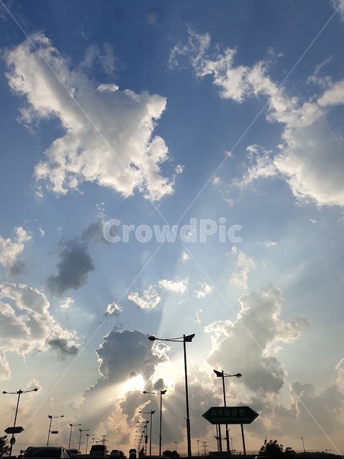 구름,노을,날씨,가을,자연,자연,풍경,nature,landscape,weather,cumulus,적운,outdoors,옥외,sky,하늘,cloud