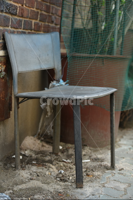 의자,낡은의자,쇠의자,옛날의자,가구,낡은가구,furniture,chair