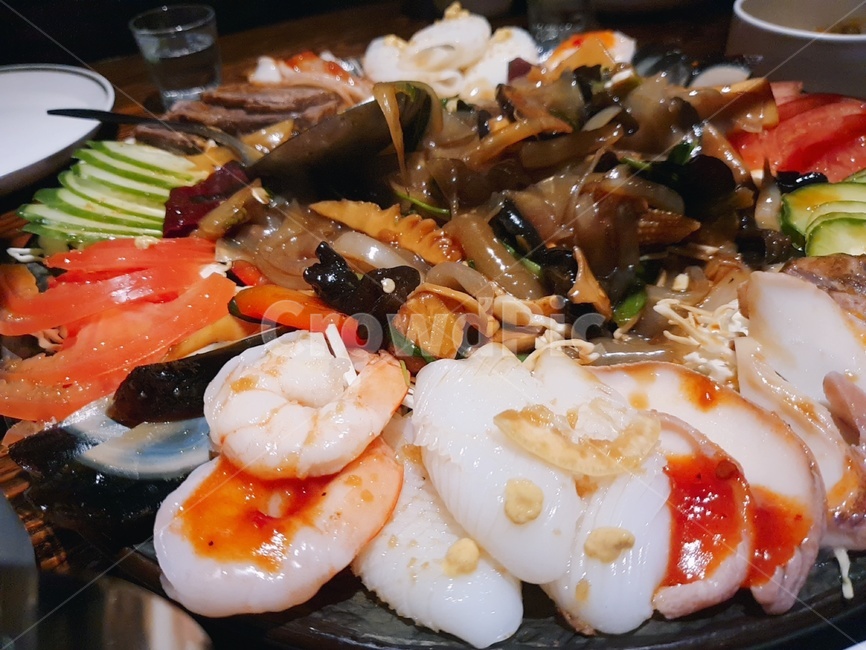 양장피,중국집,중식당,중국요리,새우