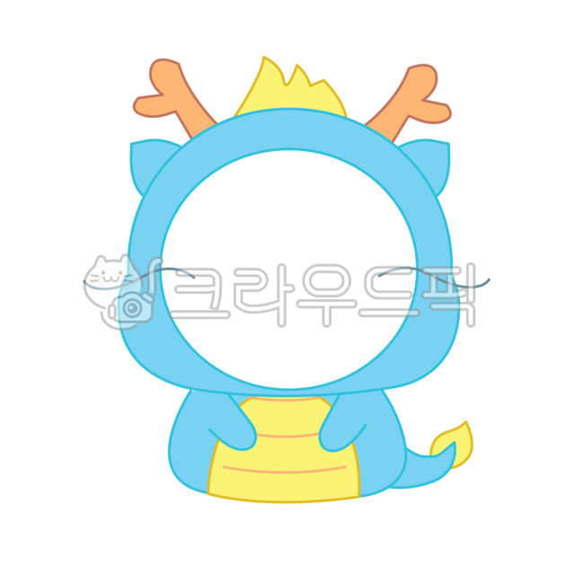 2024, 새해, 청용, 귀여운용, 청용의해, 사진,이미지,일러스트,캘리그라피 - moohul99작가