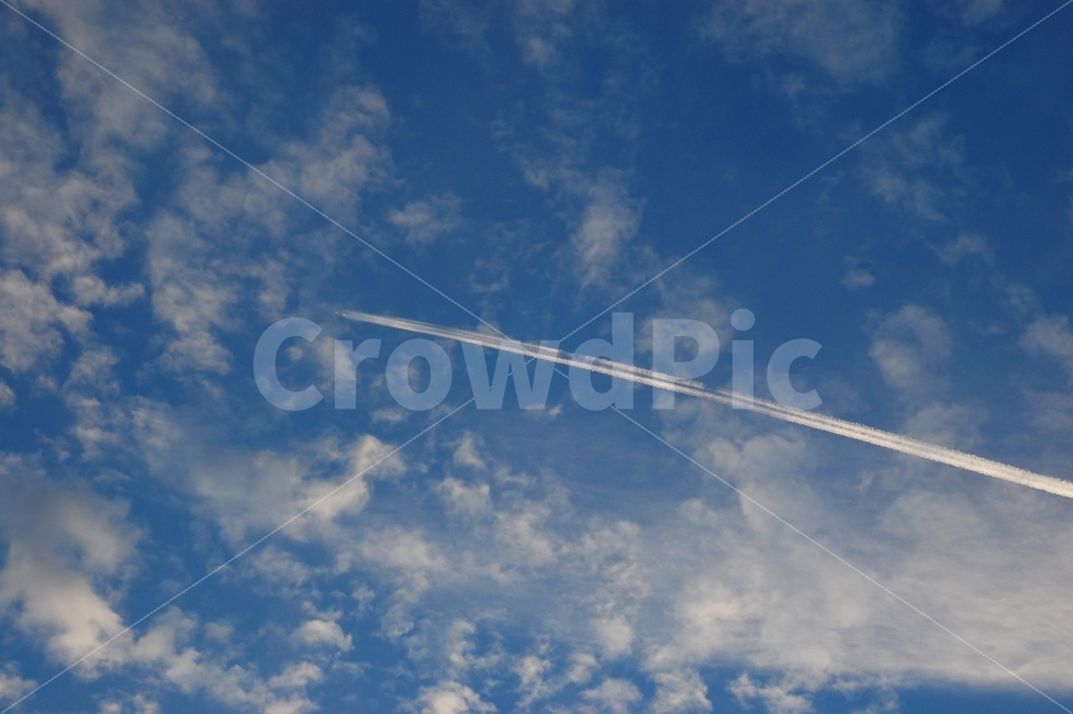 하늘,비행기,구름,궤적,Sky,Cloud,Airplane,날다,해질녘,허공,자연,풍경,nature,landscape