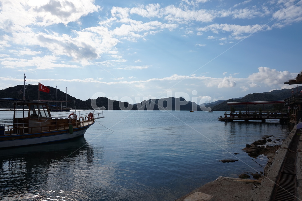 바다,지중해,하늘,자연,풍경,보트,항구,선박,sea,sky,boat,watercraft,waterfront,water,터키