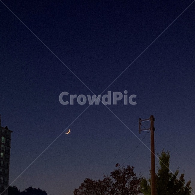 초승달,달,moon,하늘,밤,sky,자연,nature,crescentmoon