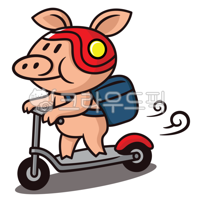 돼지,돼지캐릭터,돼지일러스트,돼지그림,일러스트레이션,돼지고기,삼겹살,돼지갈비,족발,보쌈,배달음식,배달,요기요,배달의민족,쿠팡잇츠,배달대행,스쿠터,킥보드,킥보드배달,돼지배달,아르바이트,알바