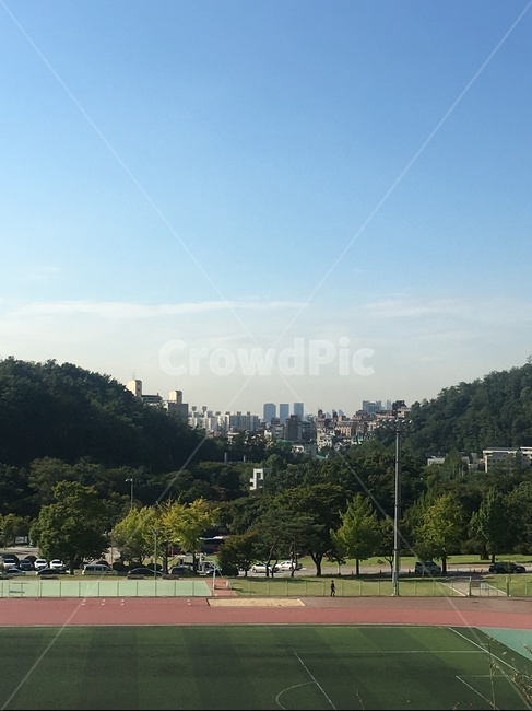 하늘,운동장,산,관악산,서울대,대운동장