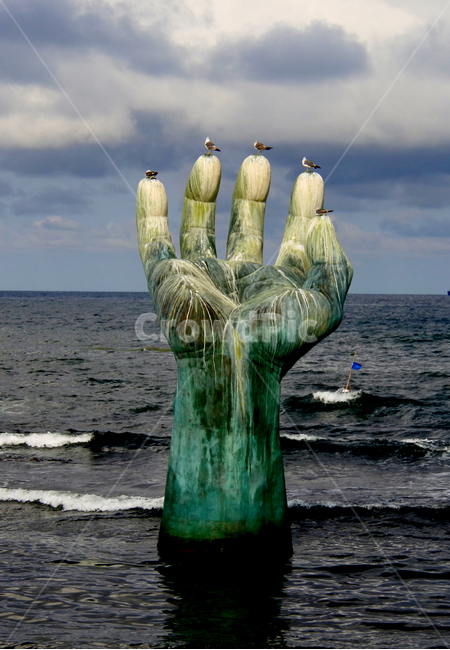 호미곳,바다,용솟음,투지,손,의지,강함,조각상,동상,석상,조형물,statue,bronze statue,stone statue